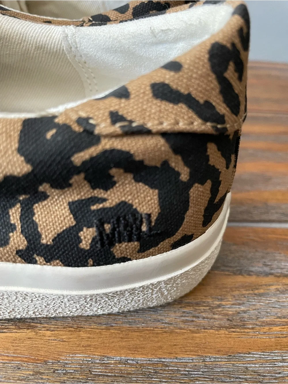 Madewell Sidewalk Low-Top Sneakers -  leopard print - sz 6